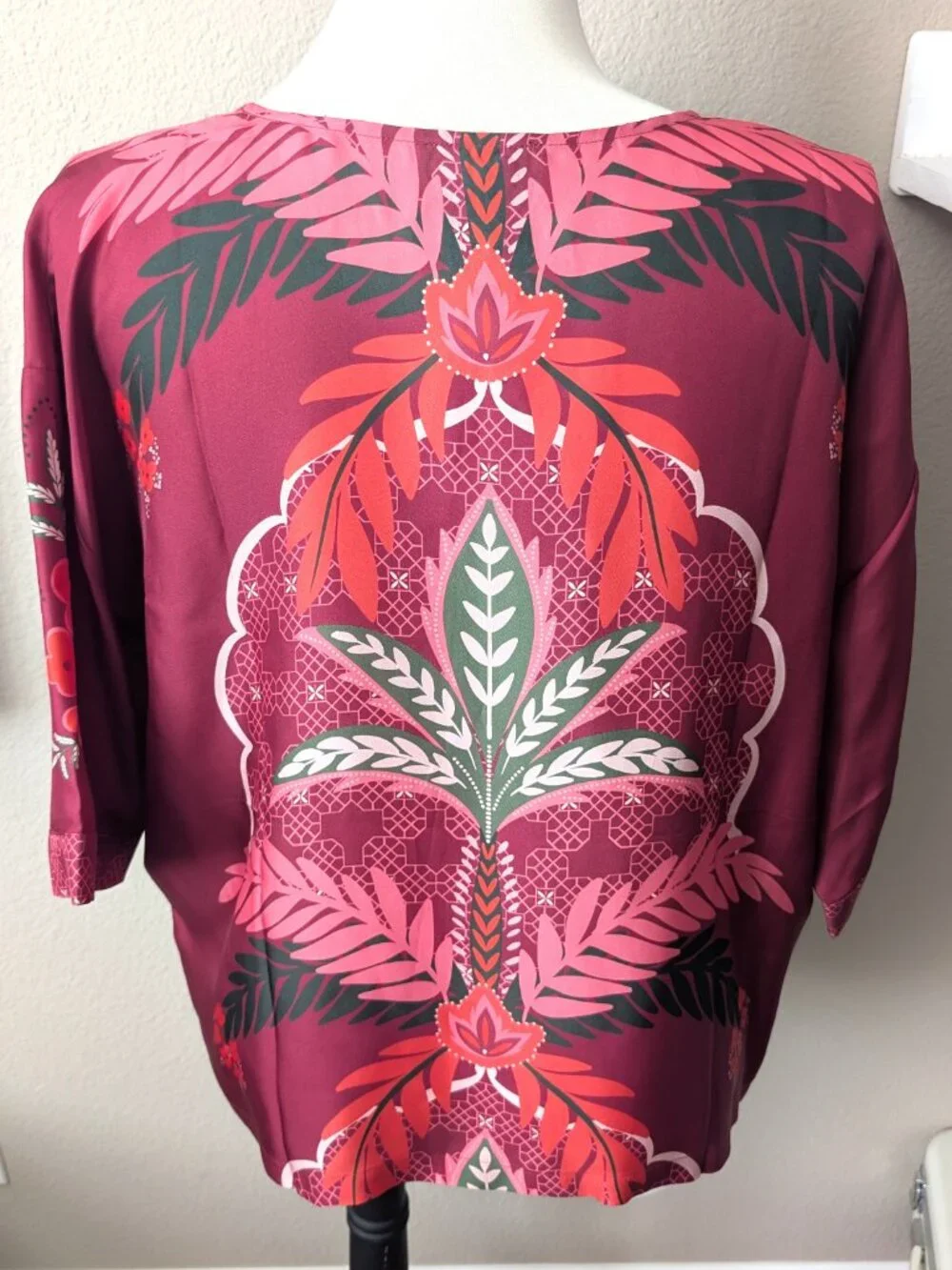 Johnny Was Arden Oversized Blouse, Multicolor, L
